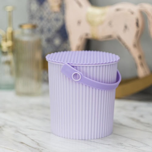 Omnioutil Macaron Aufbewahrungseimer mit Deckel - Baby 0.7 L