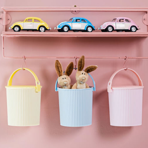 Omnioutil Macaron Aufbewahrungseimer mit Deckel - Baby 0.7 L