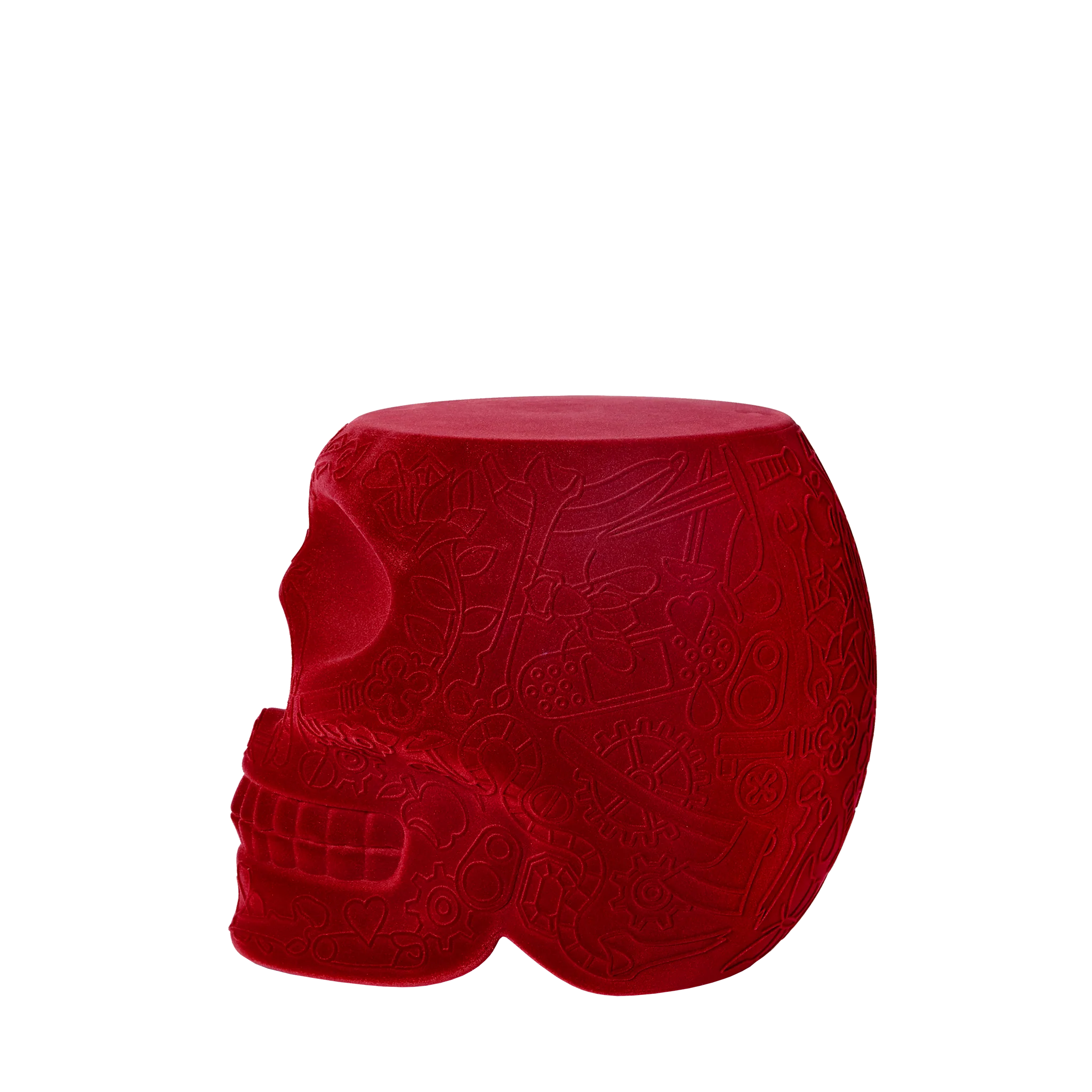 Mexico Stool Hocker und Beistelltisch - Samt-Finish by Studio Job