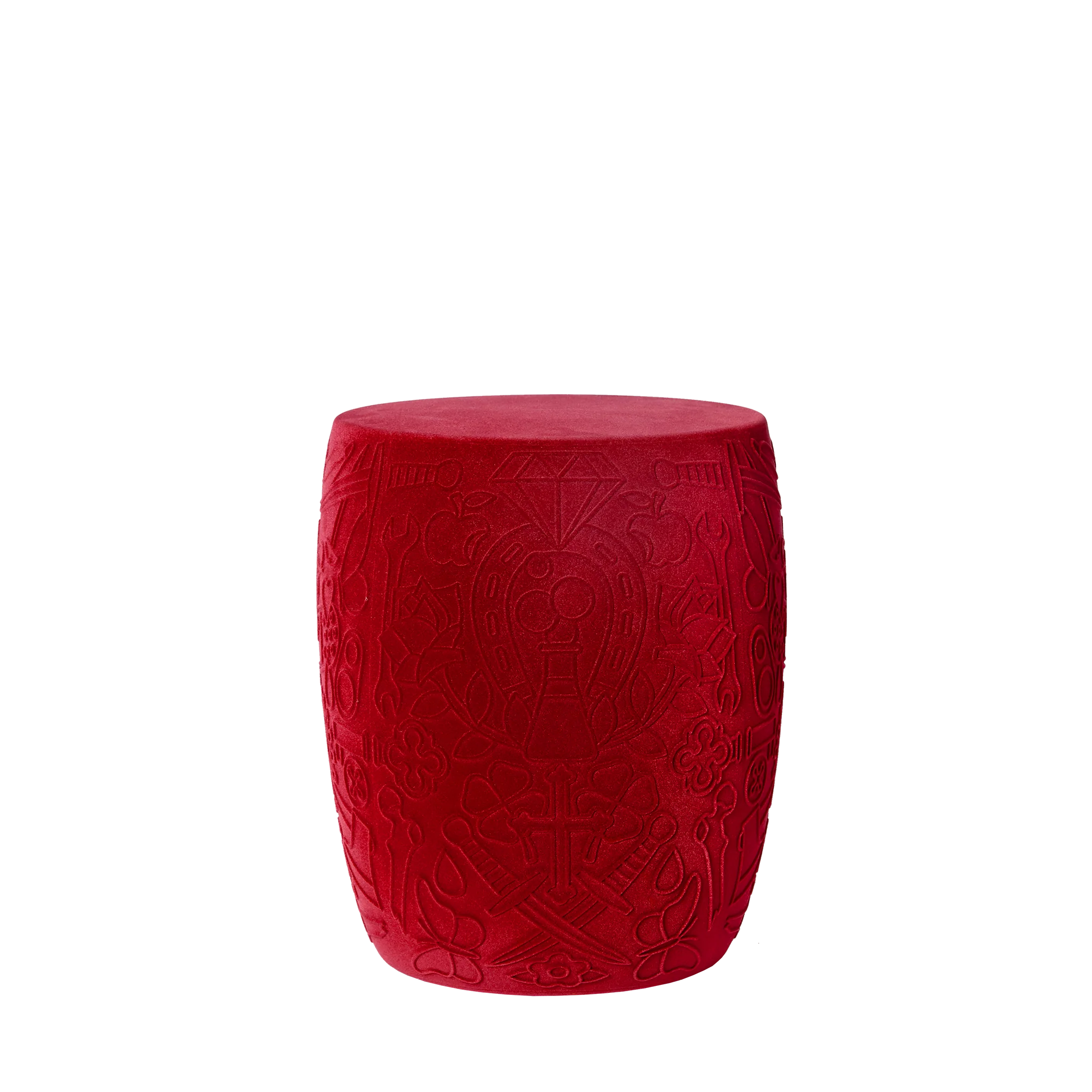 Mexico Stool Hocker und Beistelltisch - Samt-Finish by Studio Job