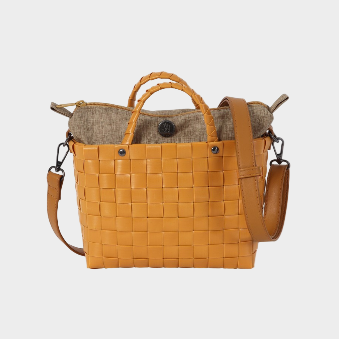 DASH – Crossbody-Tasche mit Reißverschluss und PU-Schulterriemen