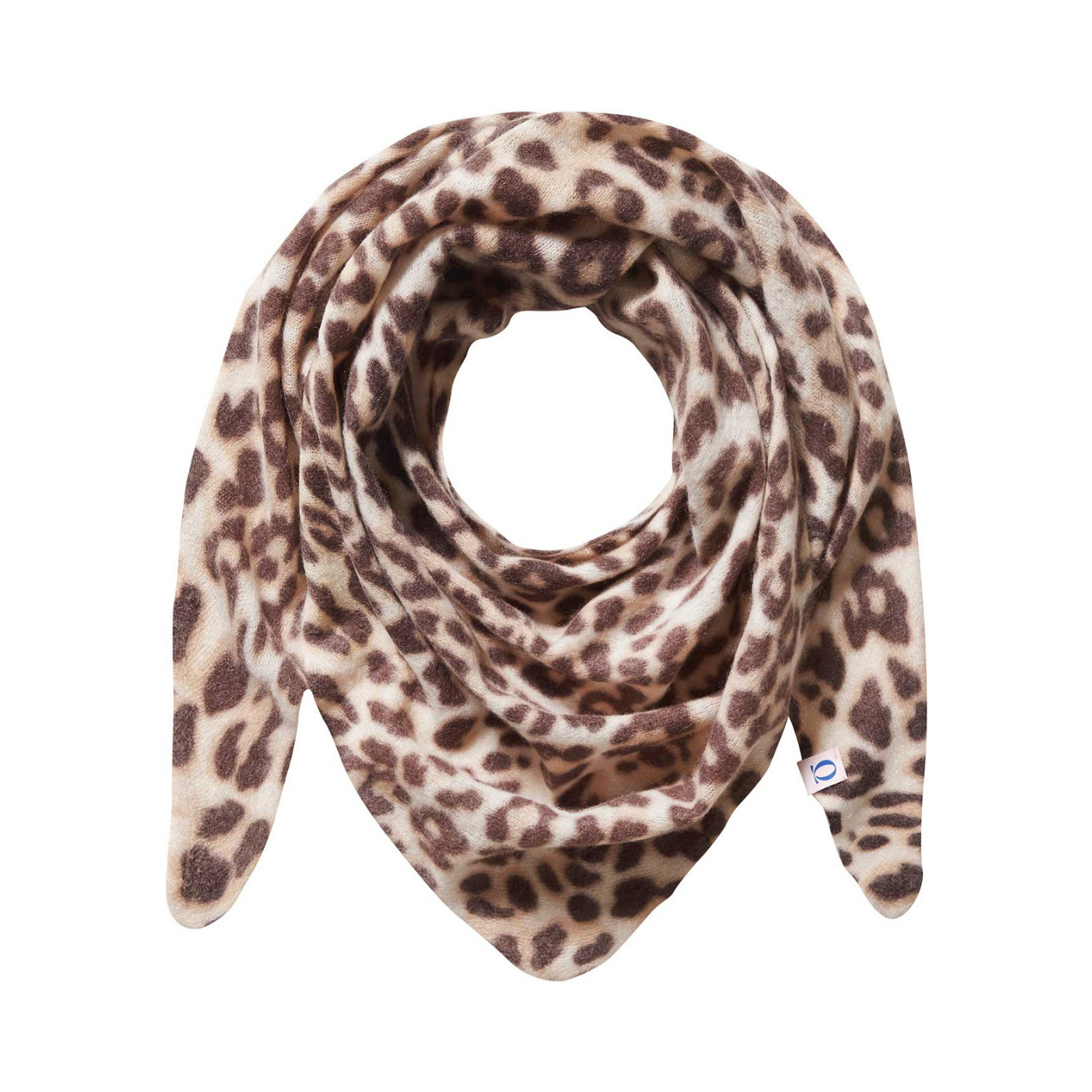 Tuch 3-Eck aus Kaschmir - Adria Leo Print