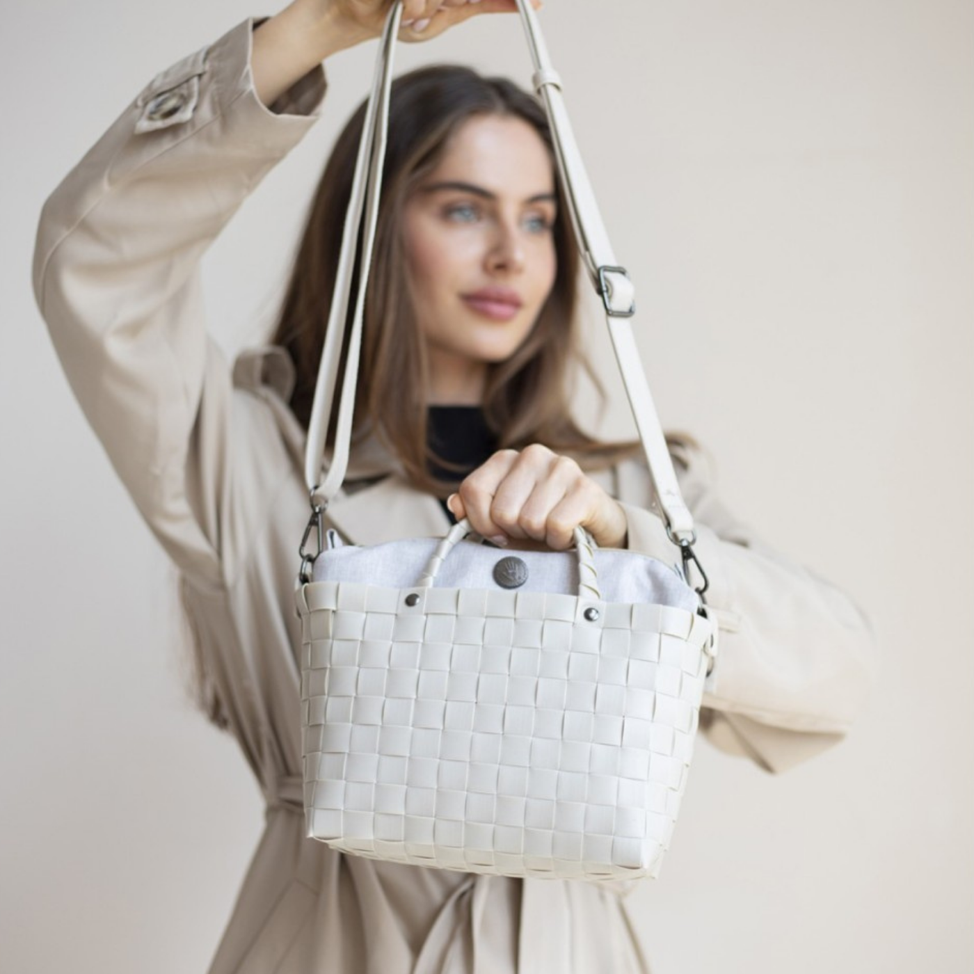DASH – Crossbody-Tasche mit Reißverschluss und PU-Schulterriemen
