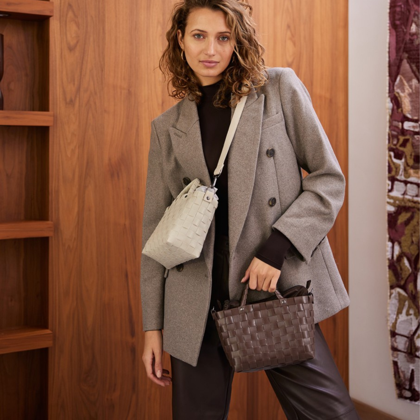 DASH – Crossbody-Tasche mit Reißverschluss und PU-Schulterriemen
