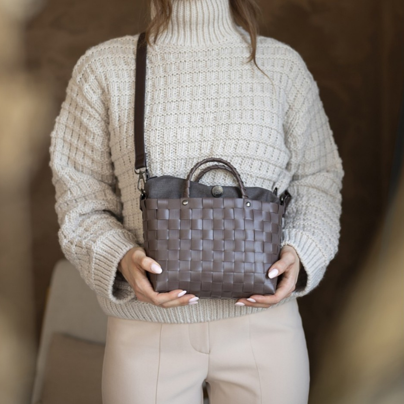 DASH – Crossbody-Tasche mit Reißverschluss und PU-Schulterriemen