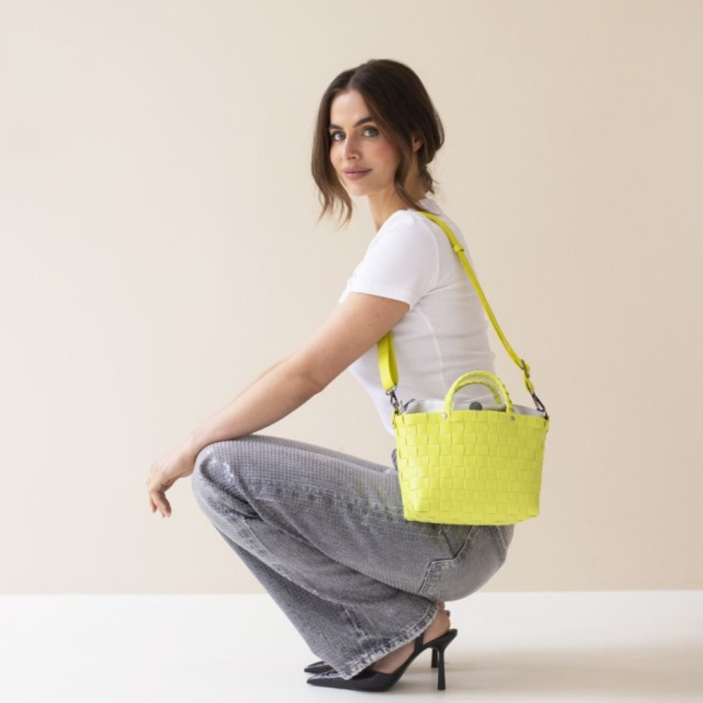 DASH – Crossbody-Tasche mit Reißverschluss und PU-Schulterriemen