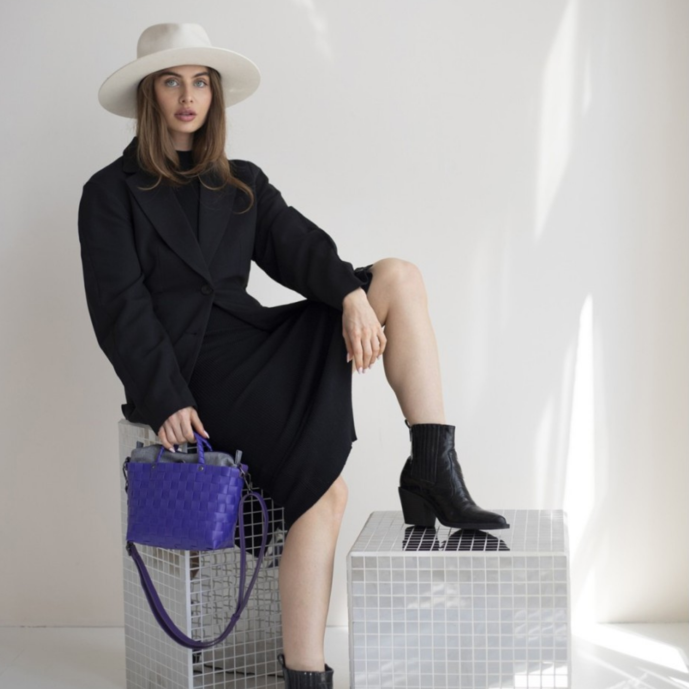 DASH – Crossbody-Tasche mit Reißverschluss und PU-Schulterriemen