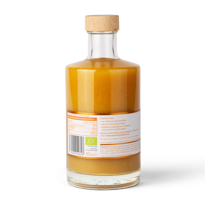 Poura BIO Premium Ingwersirup 3x495 ml