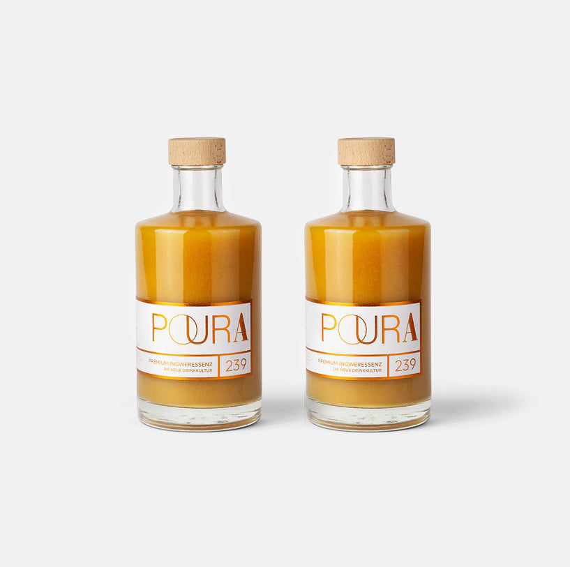 Poura BIO Premium Ingwersirup 2x495 ml