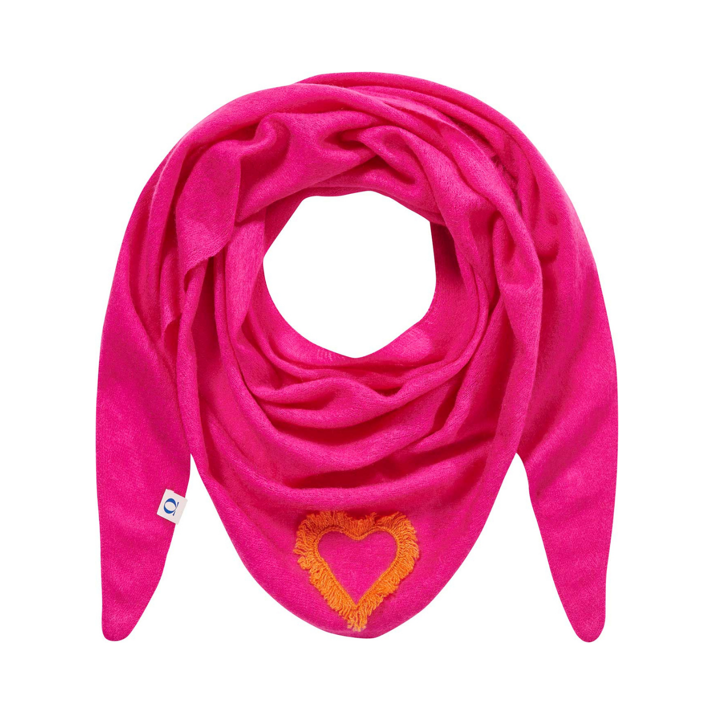 Tuch 3-Eck aus Kaschmir - Adria Heart