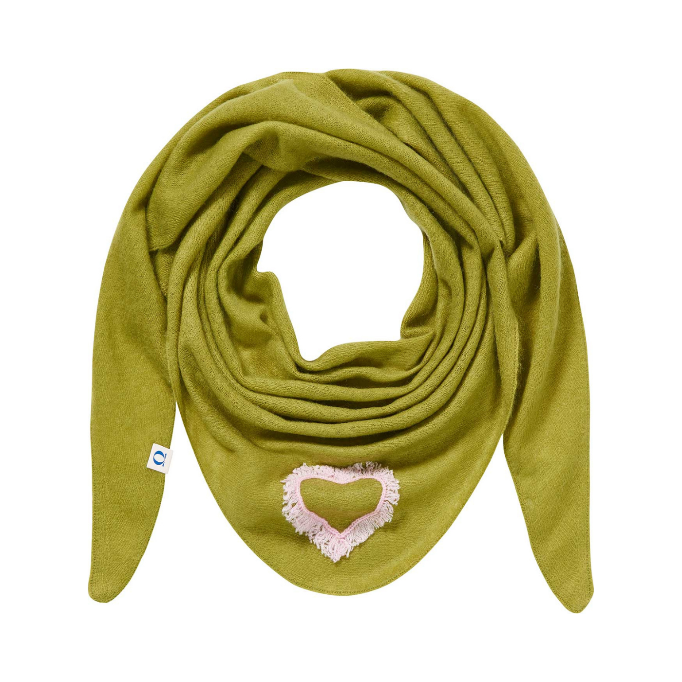 Tuch 3-Eck aus Kaschmir - Adria Heart