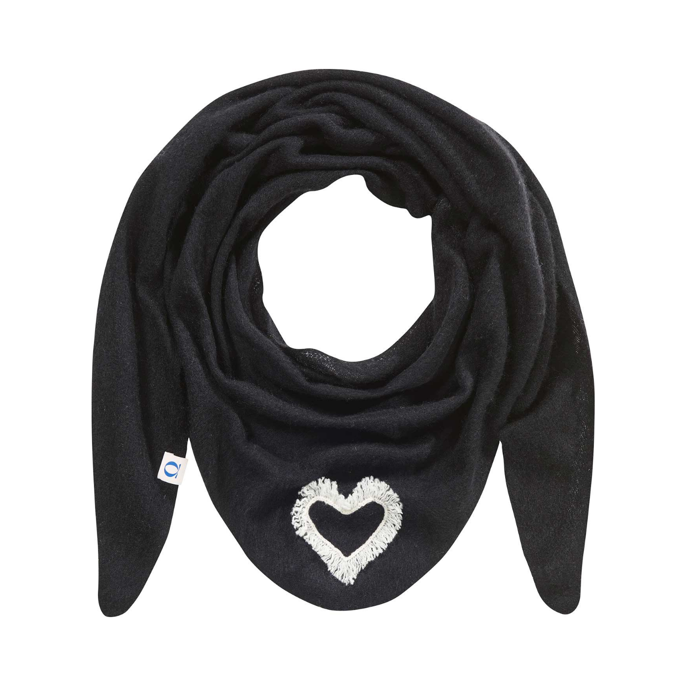 Tuch 3-Eck aus Kaschmir - Adria Heart