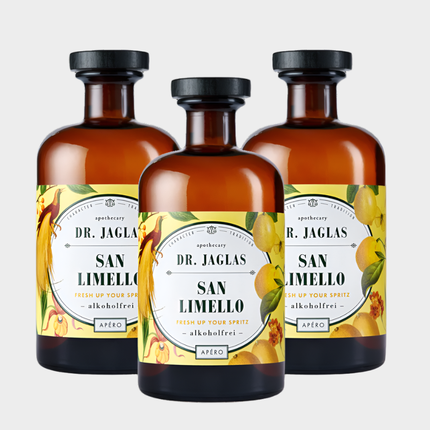 San Limello Zarte Zitrone Alkoholfreier Aperitif 3 x 500 ml