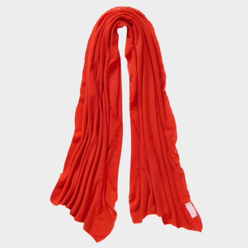 Schal aus Kaschmir in Rot Farben