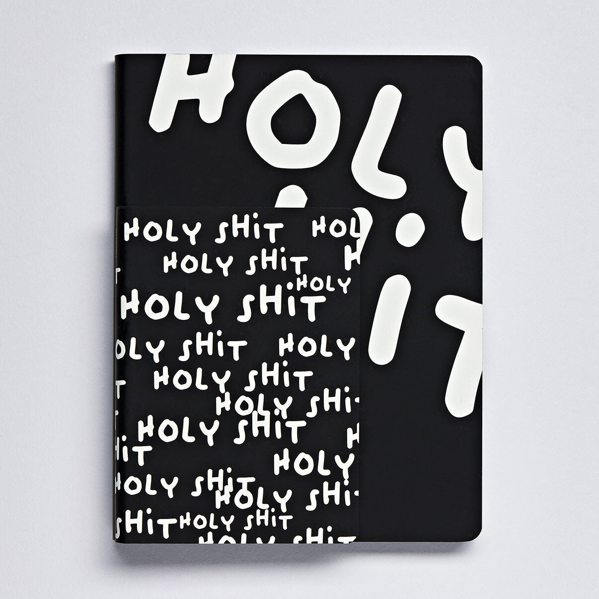 Notizbuch Leather Cover Graphic L Holy Shit