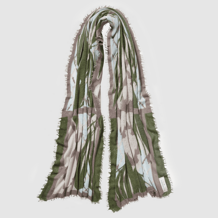 Schal aus Kaschmir Feuervogel Print + Geschenk - Objecto.shop #