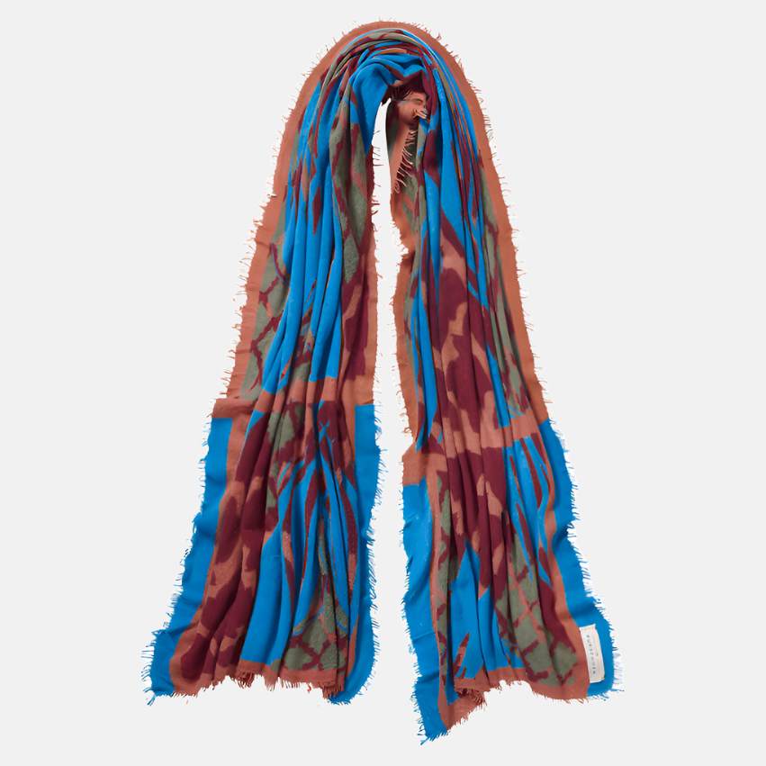 Schal aus Kaschmir Feuervogel Print + Geschenk - Objecto.shop #