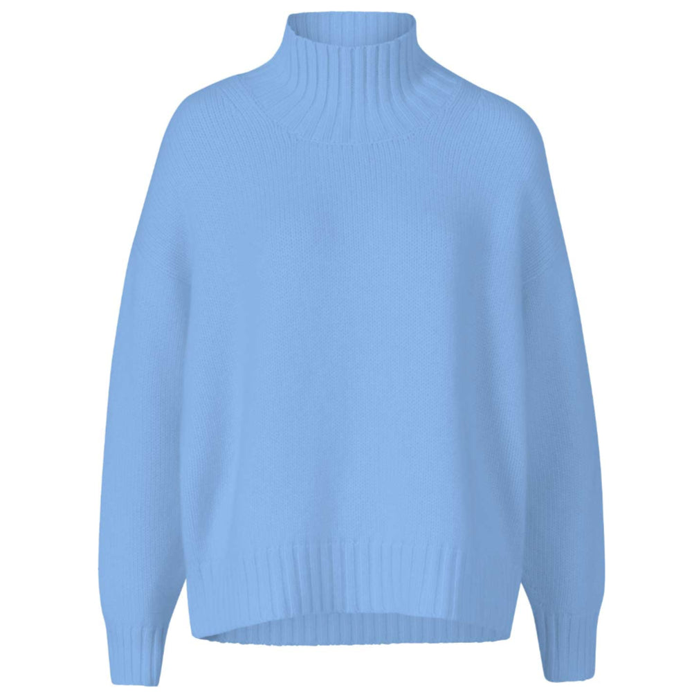 Pulli FLORENZ sky blue Rollkragen