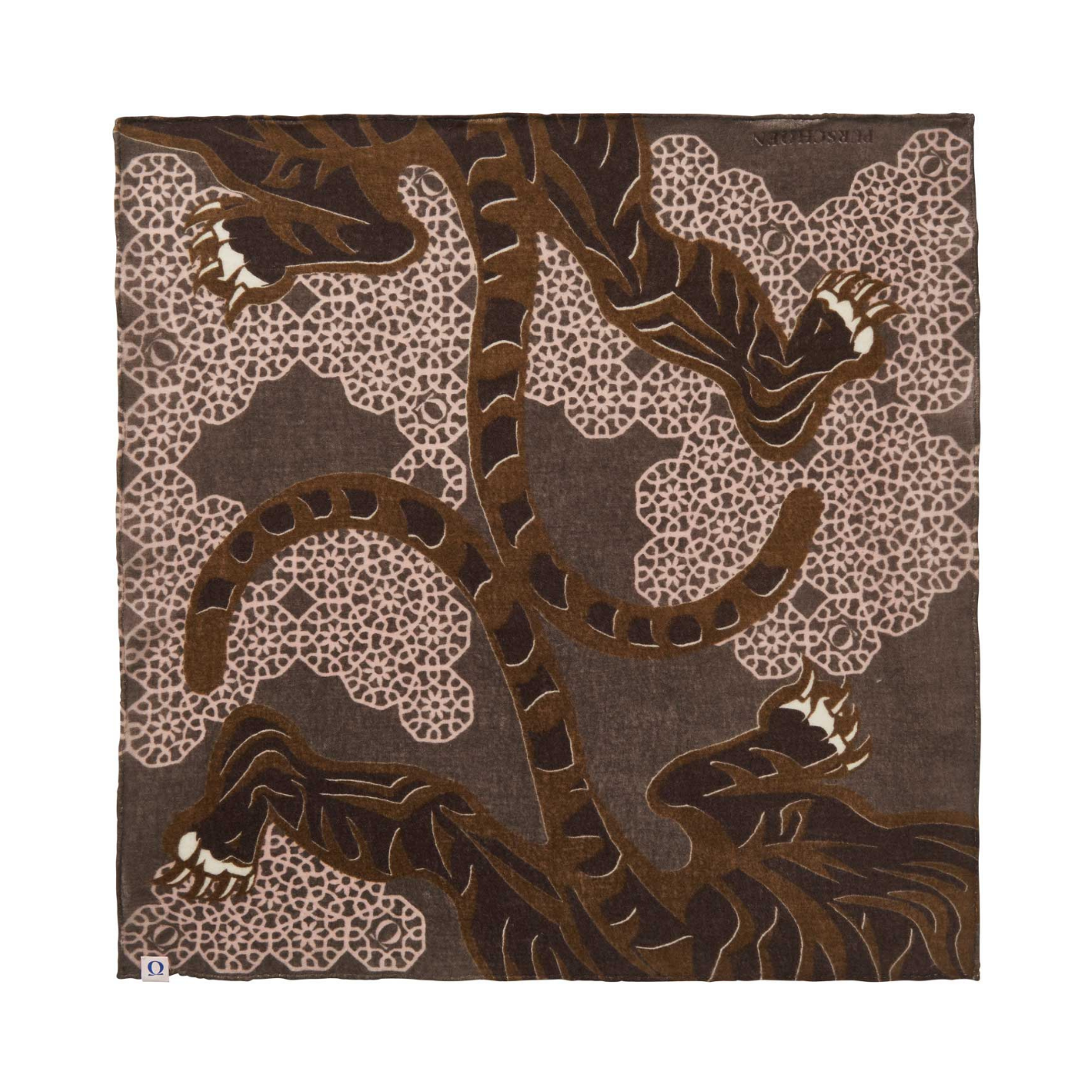 Nickituch aus Kaschmir - Bengal Tiger Print