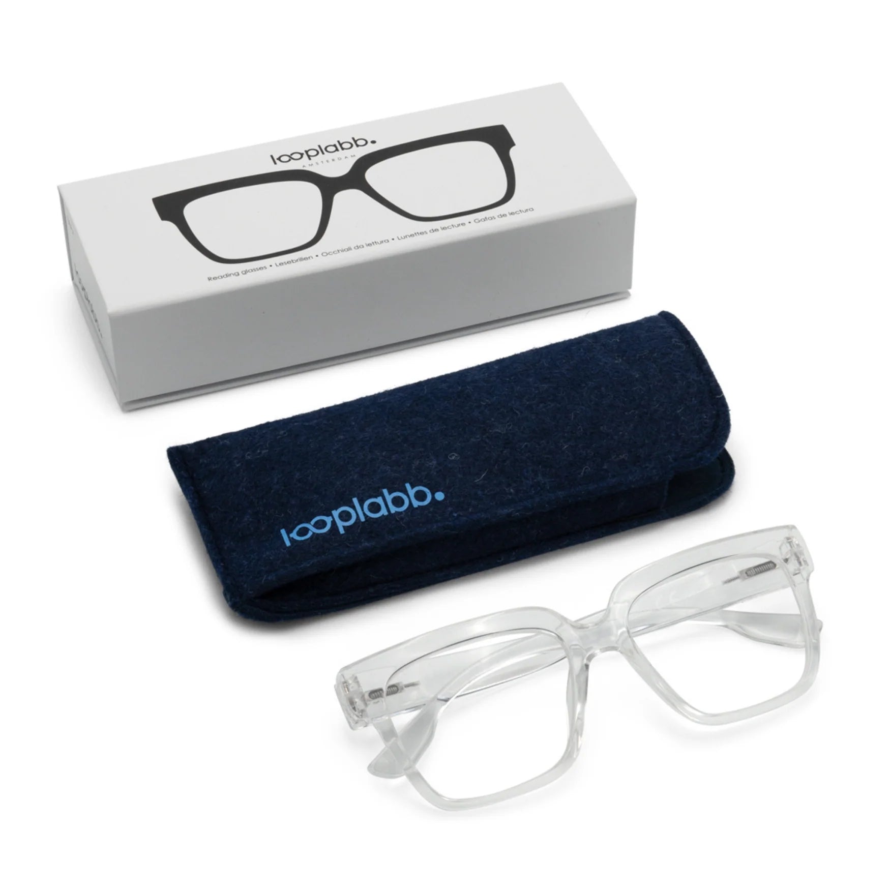 Max Unisex-Lesebrille - Crystal Clear