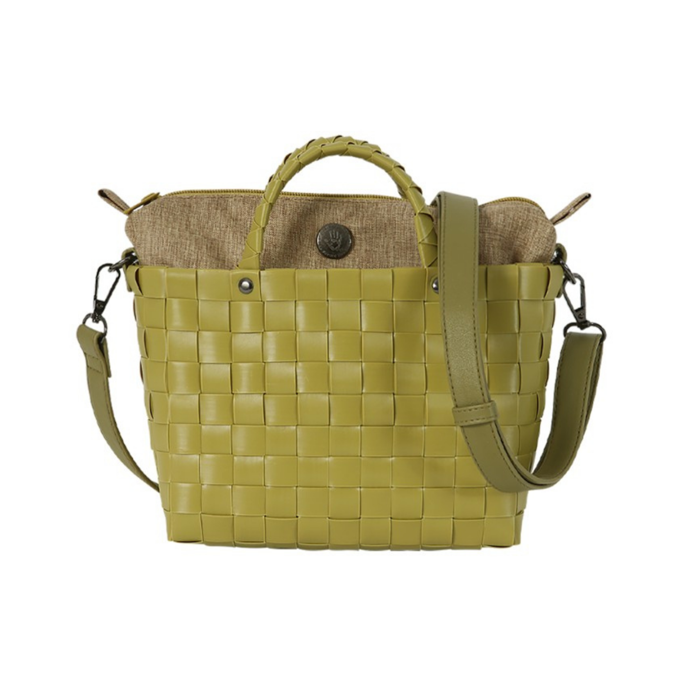 DASH – Crossbody-Tasche mit Reißverschluss und PU-Schulterriemen