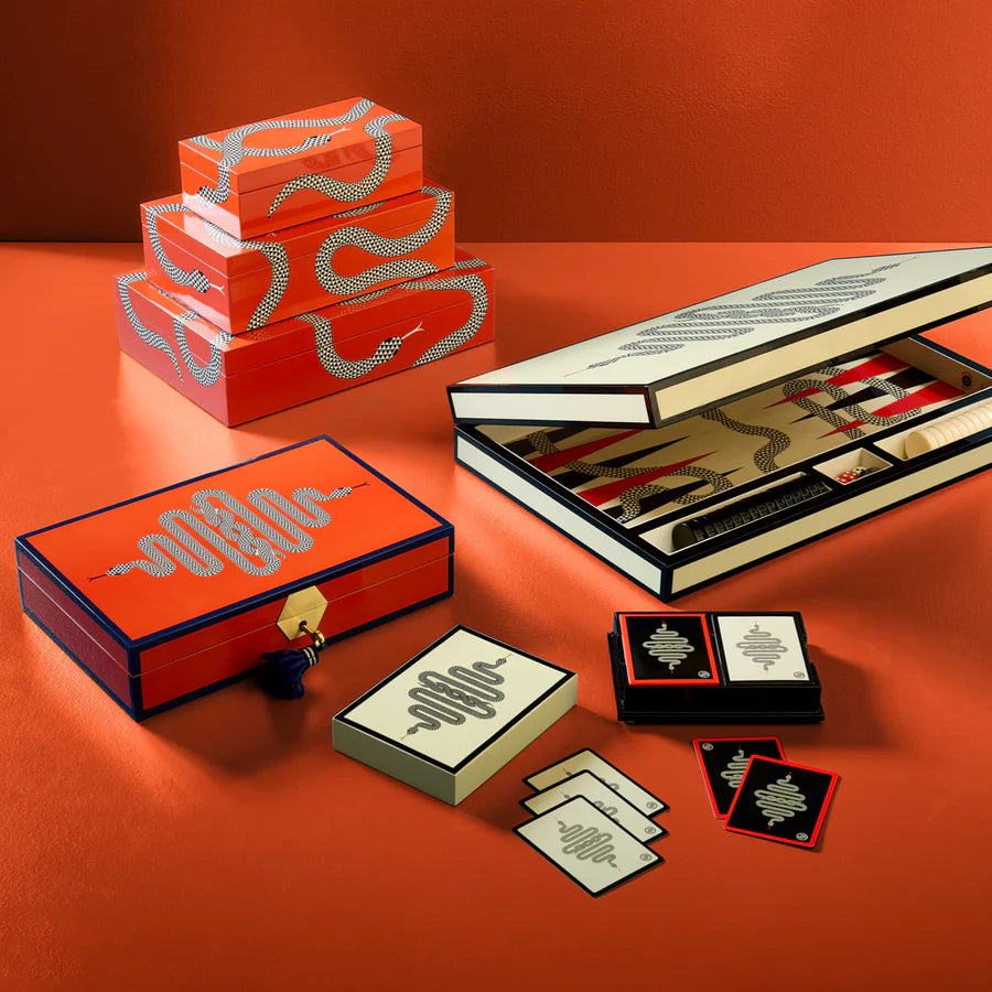 Eden Backgammon-Set, Porzellan-Brettspiel