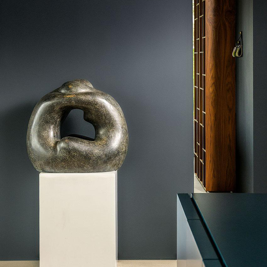 SAMEN Bronzeskulptur by Guy Buseyne