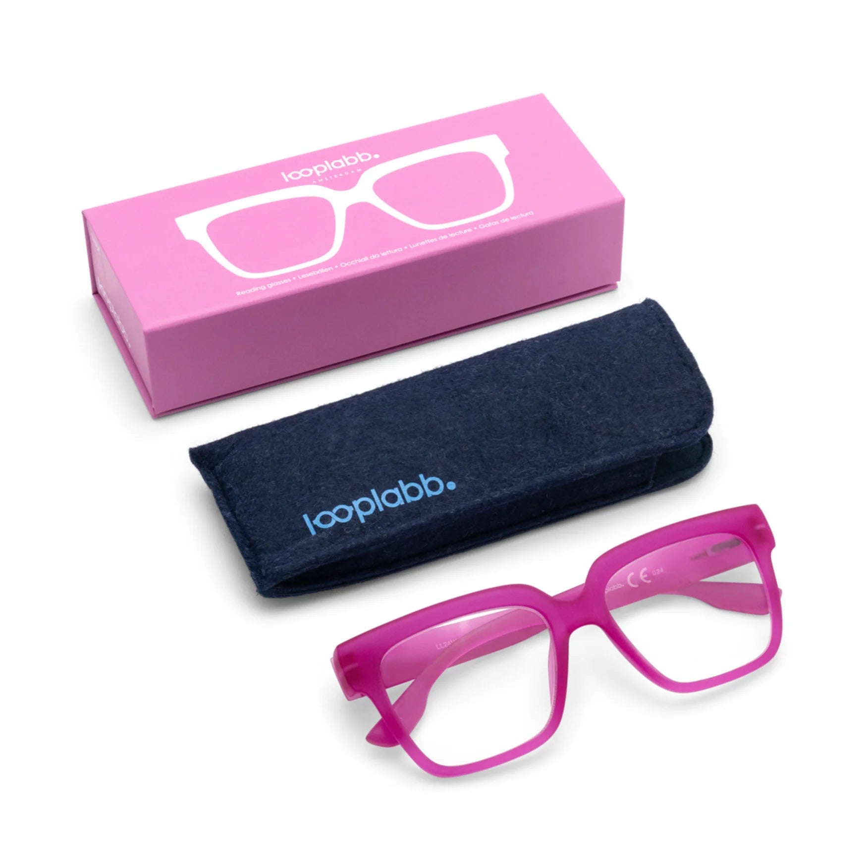 Max Unisex-Lesebrille - Hot Pink