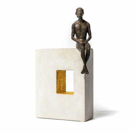 PIETRA FILOSOFALE Bronzeskulptur by Raffaella Benetti
