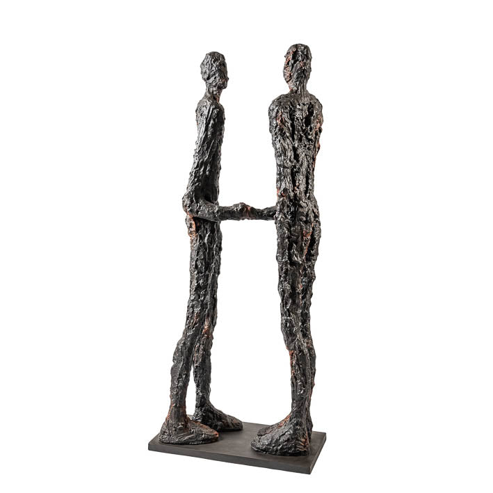 TO GREET Bronzeskulptur by Ann Vrielinck