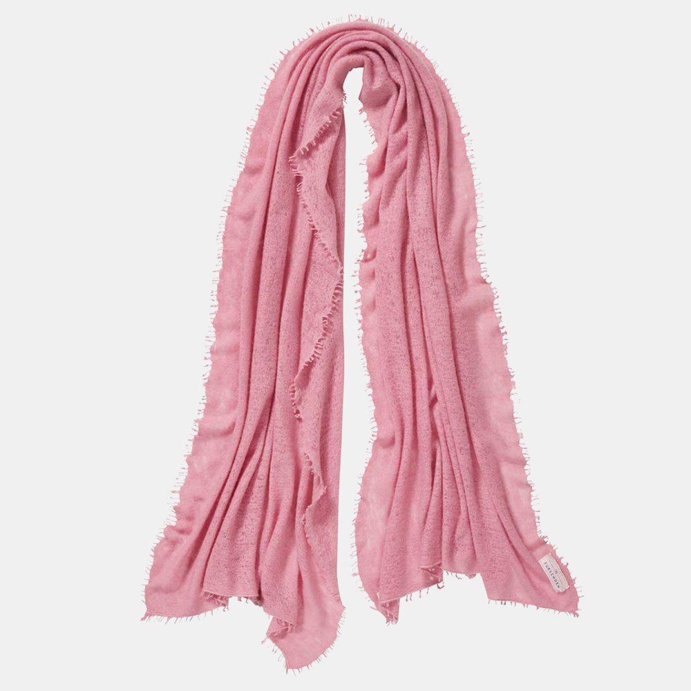 Schal aus Kaschmir in Rosa Farben