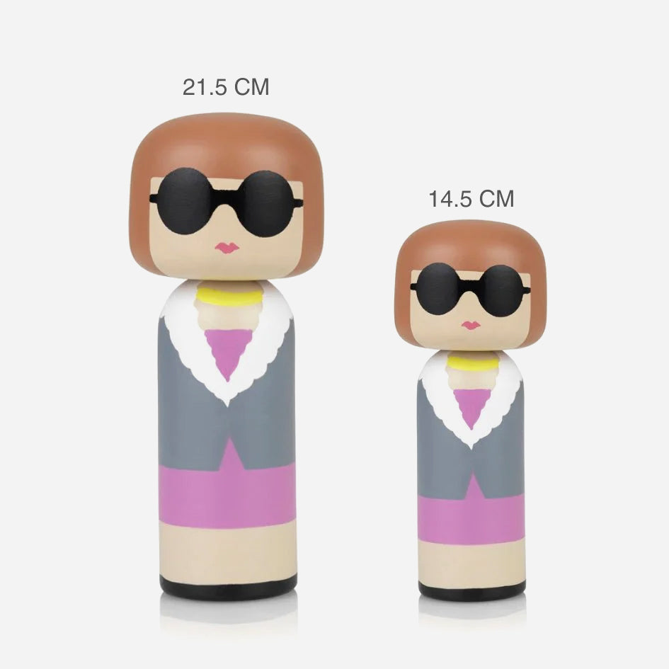 Kokeshi-Puppe aus Holz - Anna