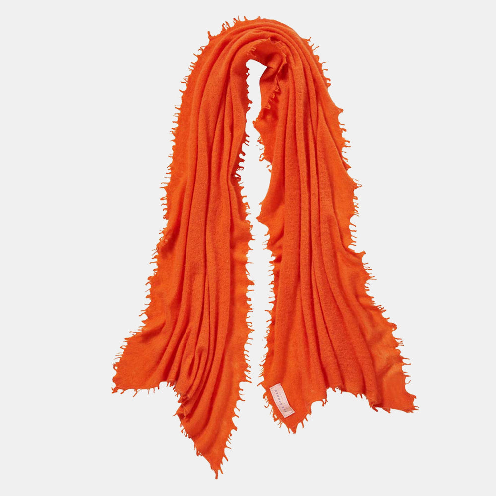 Schal aus Kaschmir in Orange Farben
