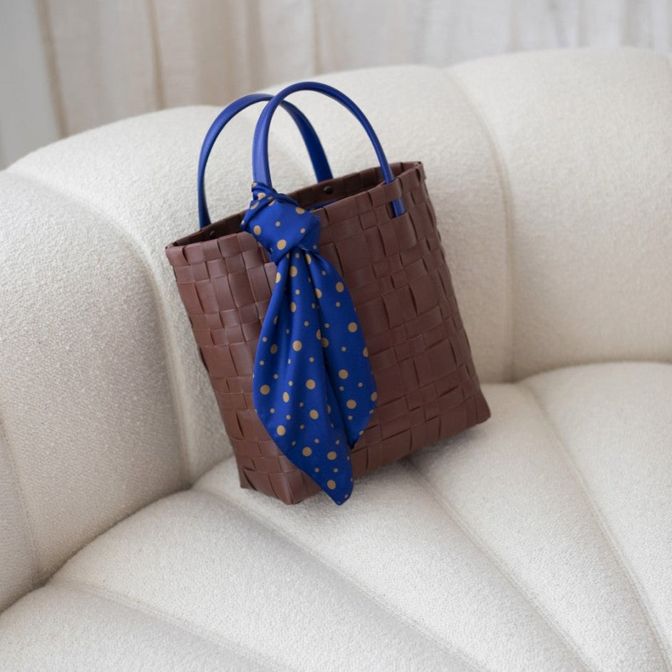 Bliss Mini – Tote mit PU-Griffen & Tuch