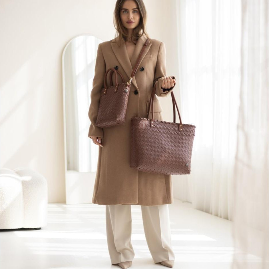 Little Grace – Handtasche XS mit PU-Griffen & Kleiner Clutch
