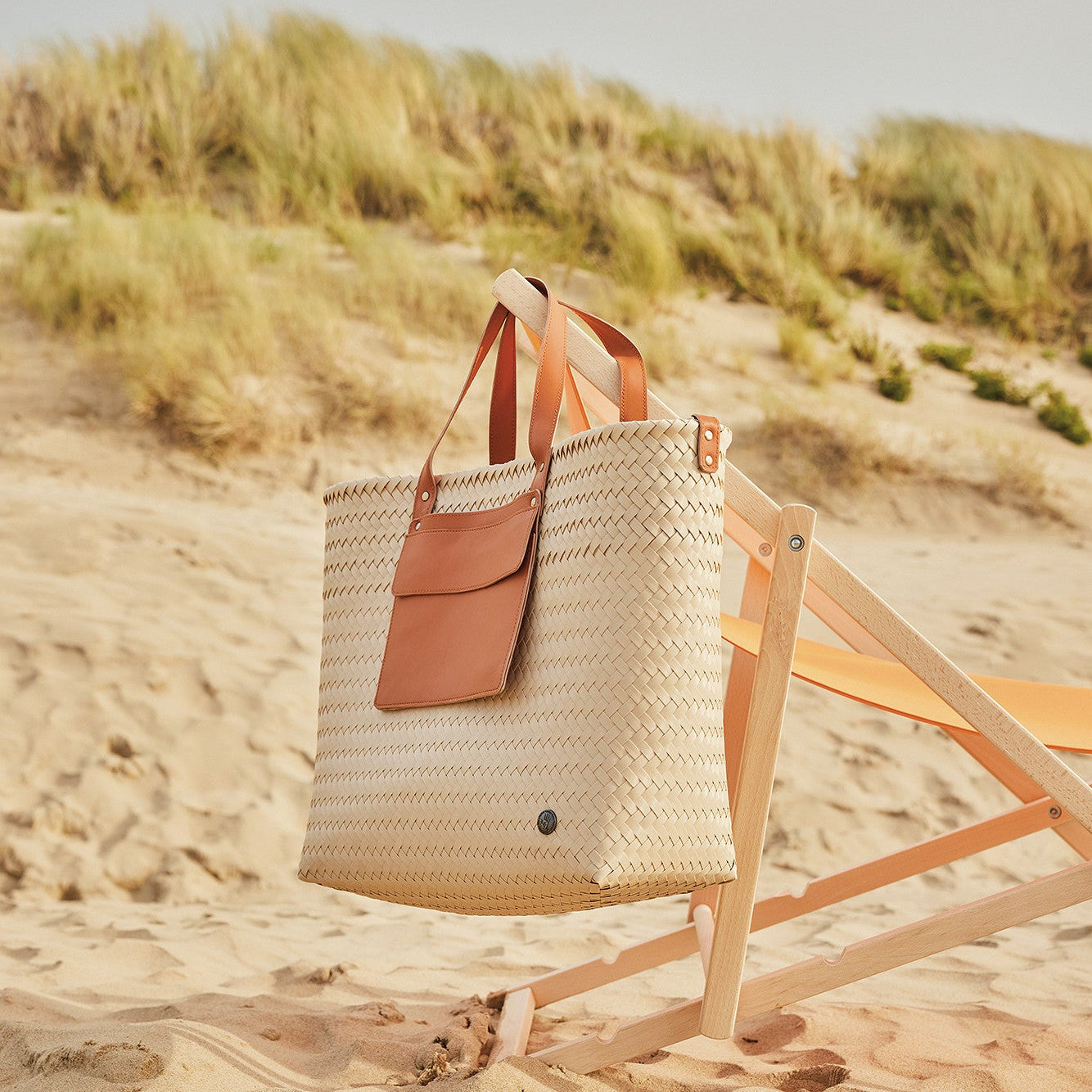 Percey – Shopper mit PU-Tasche & Schulterriemen