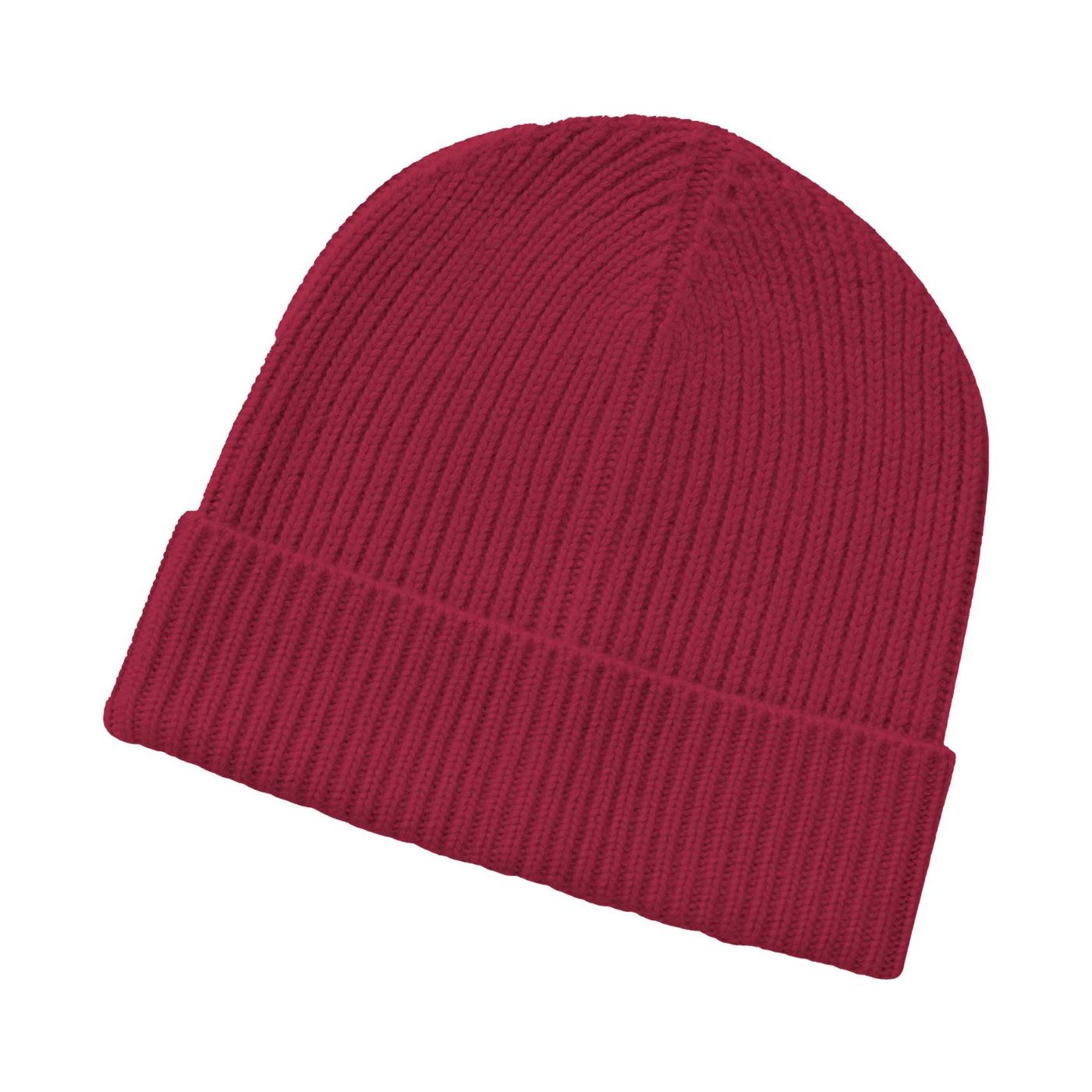 FRIEDA Beanie aus Kaschmirwolle in Rot Farben