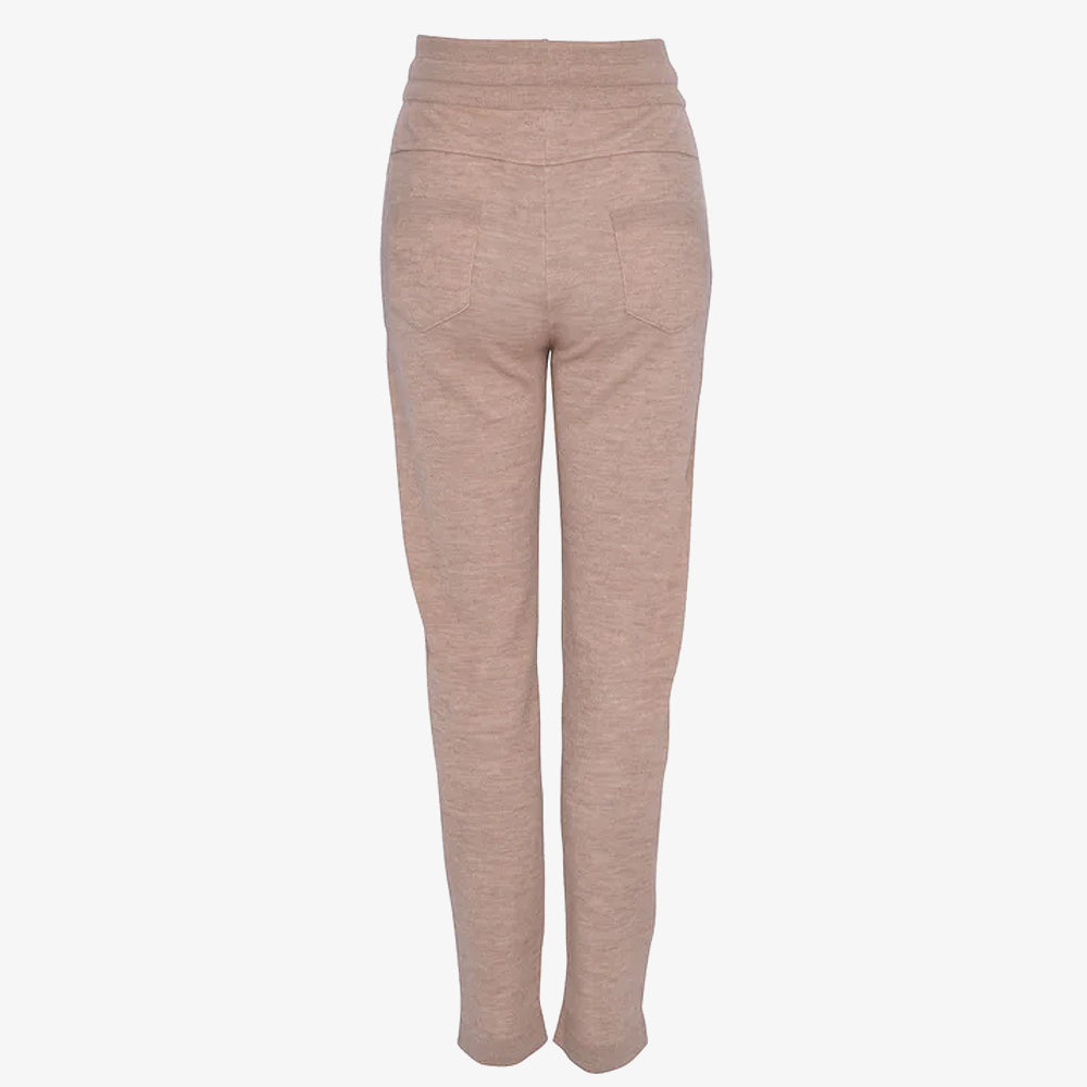 Jogginghose AMARO aus Alpaka und Seide - Beige - Objecto.shop #