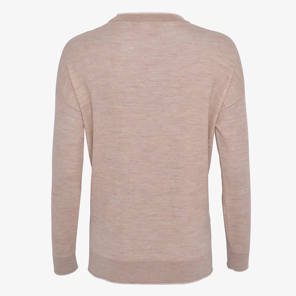 Pullover AGATA aus Alpaka und Seide - Beige - Objecto.shop #