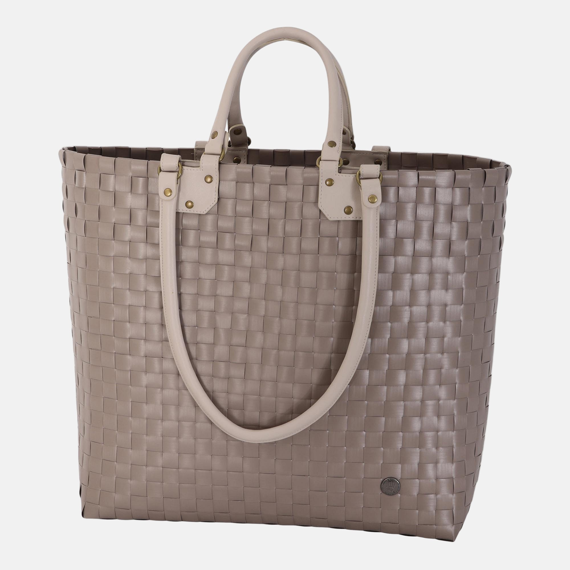Dual – Shopper L mit breitem Riemen & PU-Henkeln