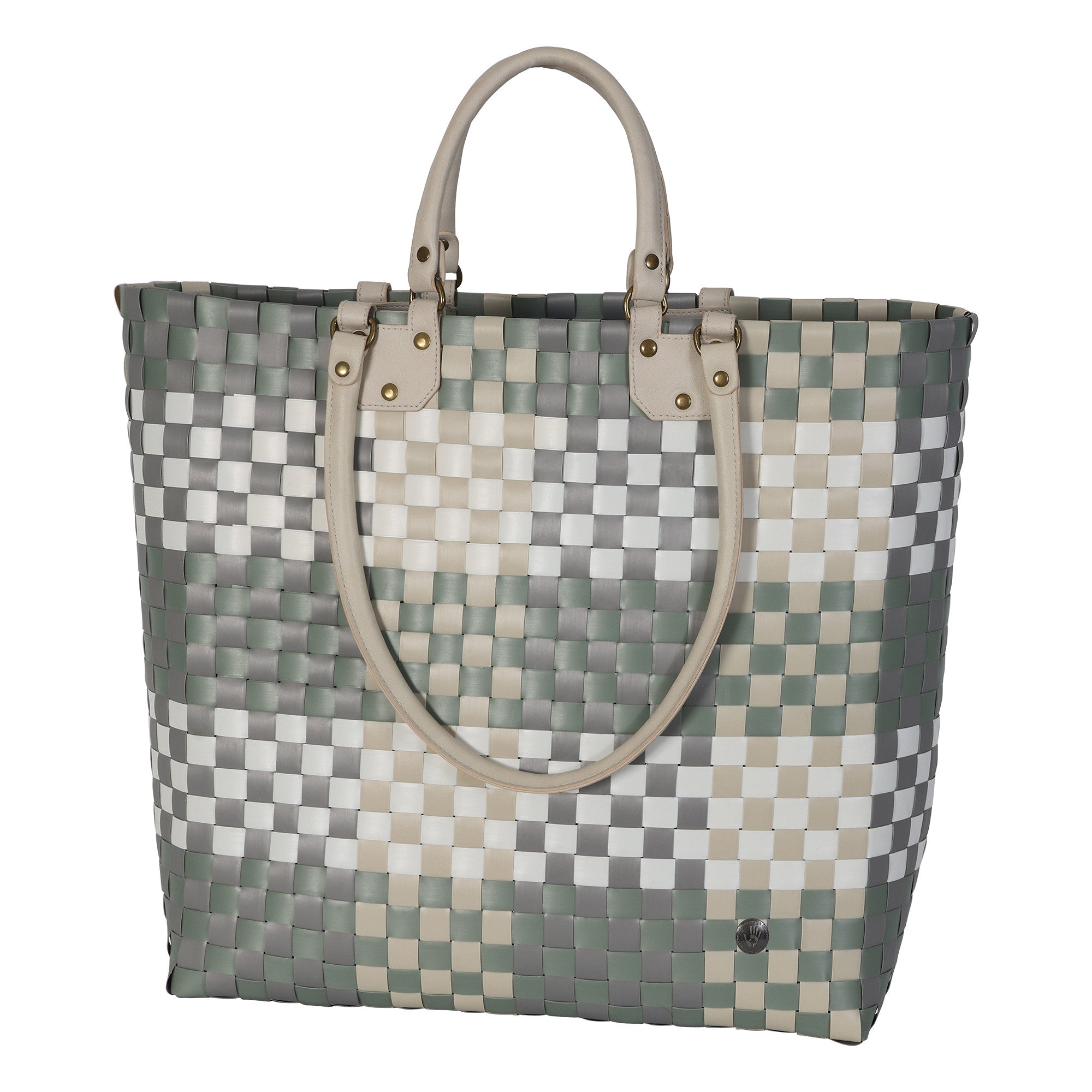 Dual – Shopper L mit breitem Riemen & PU-Henkeln