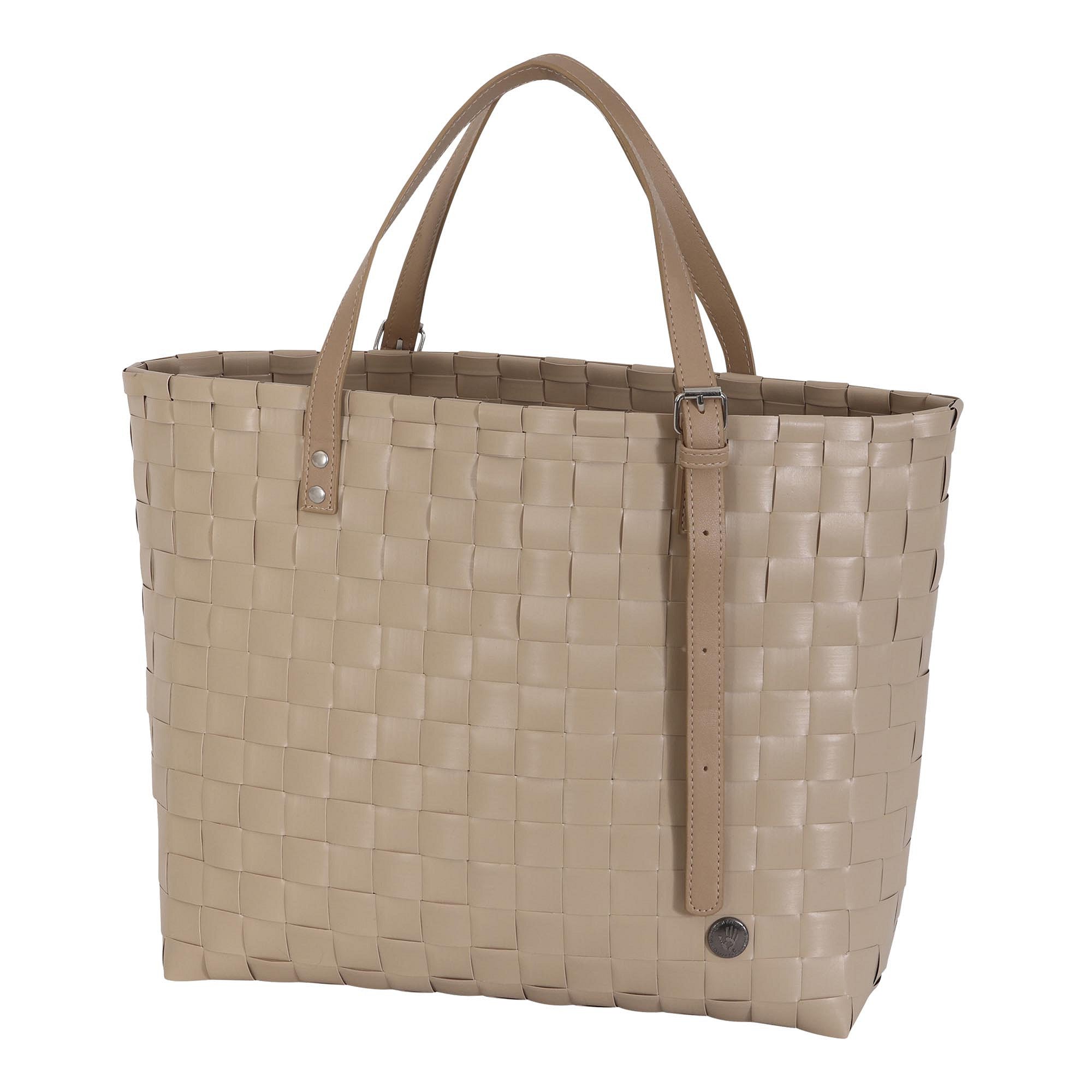 Olivia – Handtasche S mit breitem Riemen PU-Henkeln und Innentasche