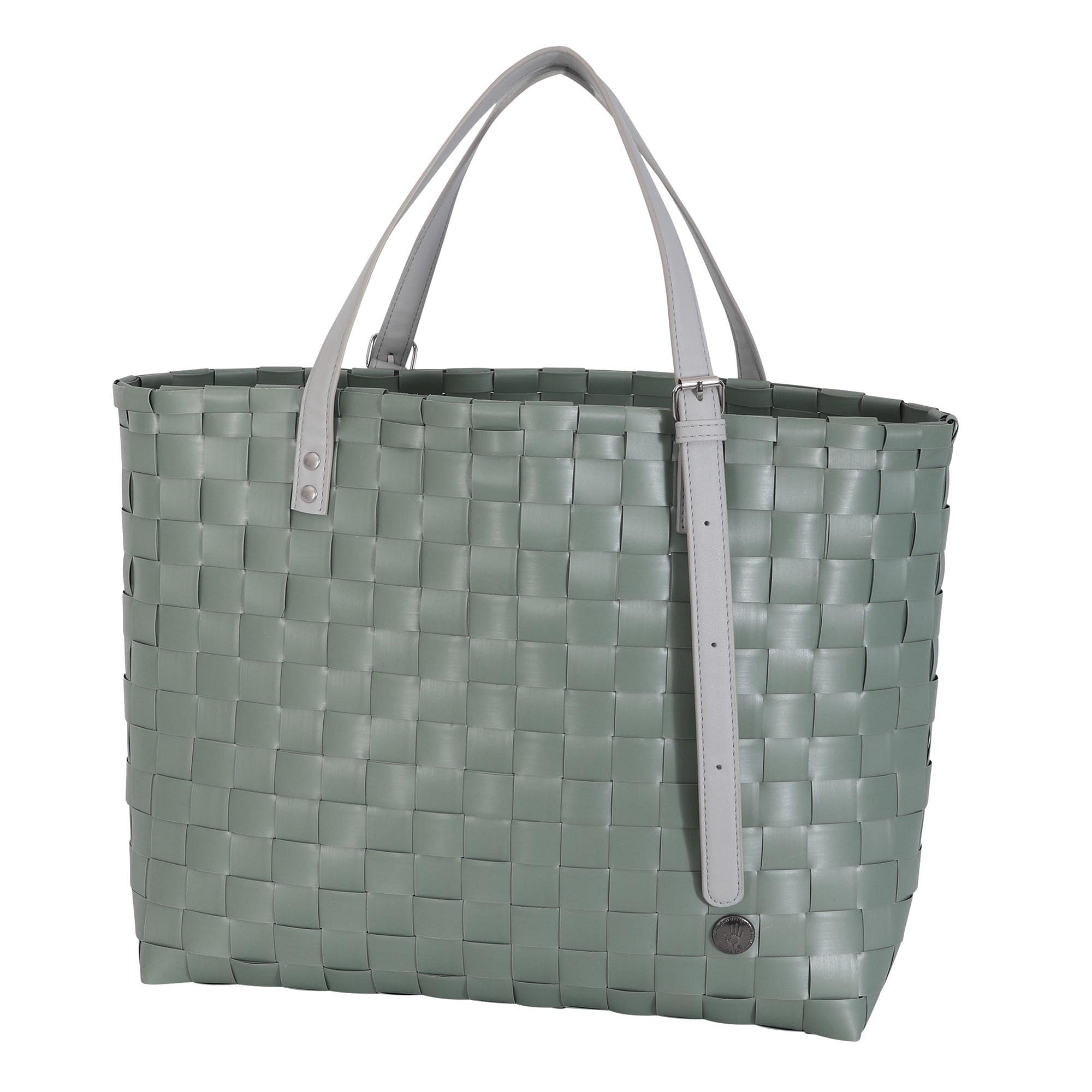 Olivia – Handtasche S mit breitem Riemen PU-Henkeln und Innentasche