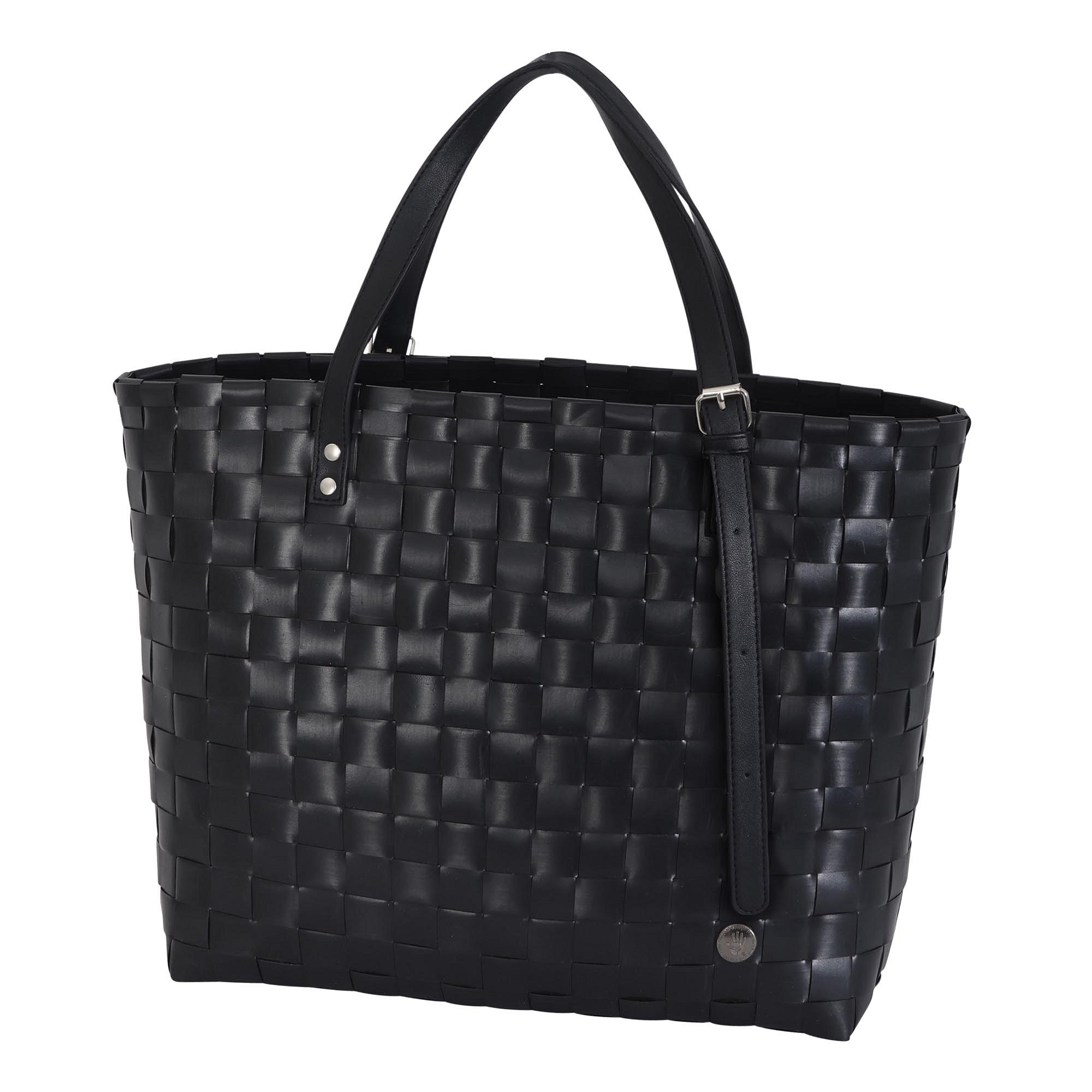 Olivia – Handtasche S mit breitem Riemen PU-Henkeln und Innentasche