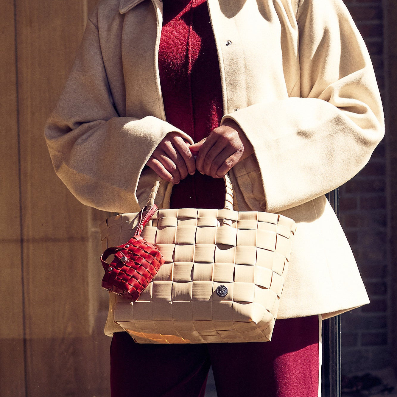 Mini Paris – Mini Shopper mit Riemen und PU-Quaste