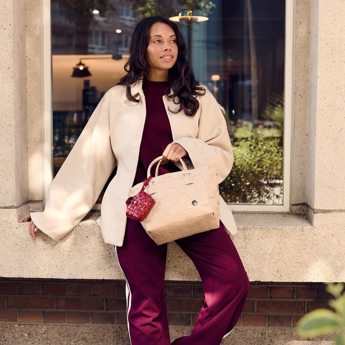 Mini Paris – Mini Shopper mit Riemen und PU-Quaste