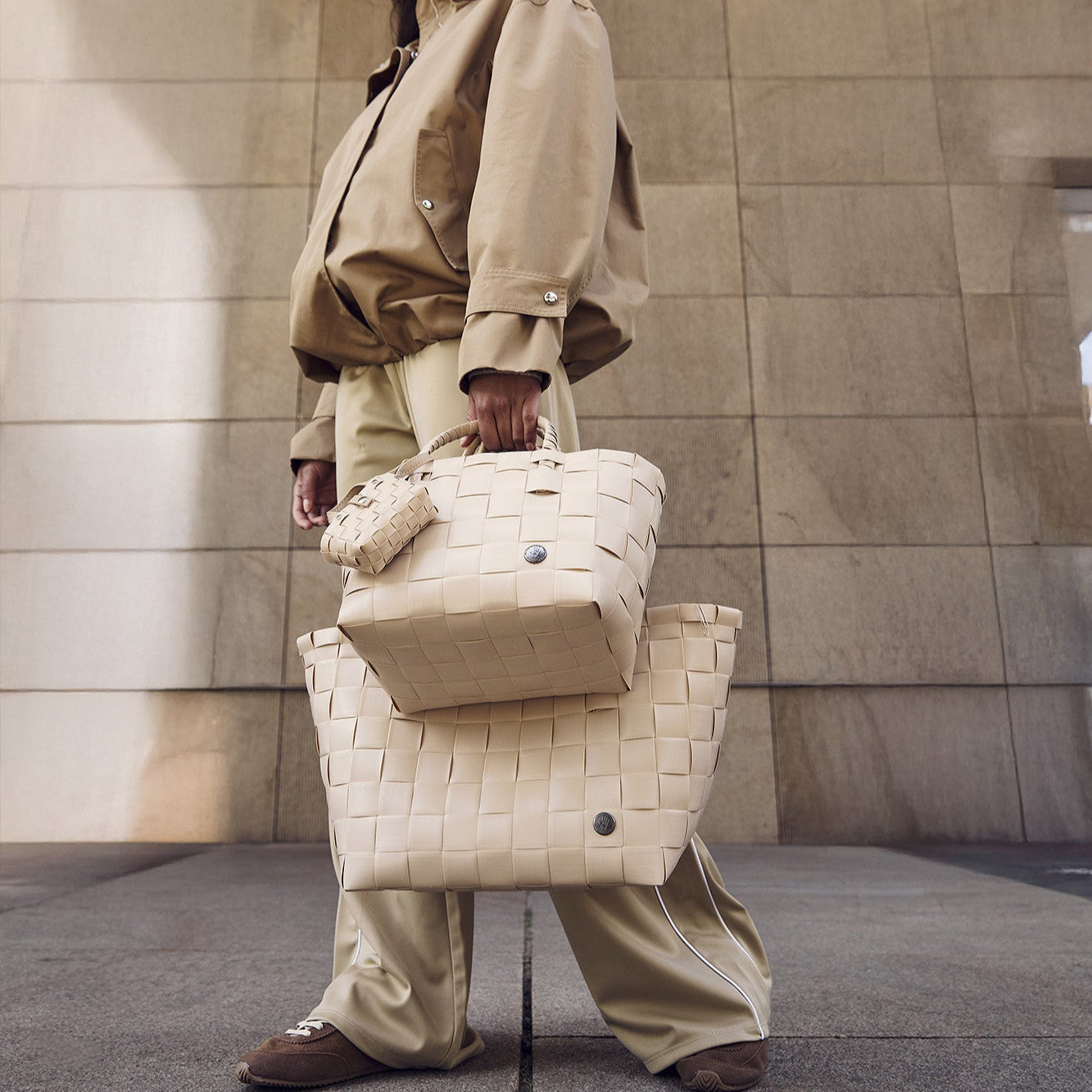 Mini Paris – Mini Shopper mit Riemen und PU-Quaste