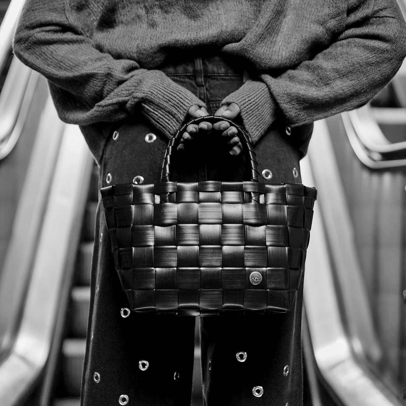 Mini Paris – Mini Shopper mit Riemen und PU-Quaste