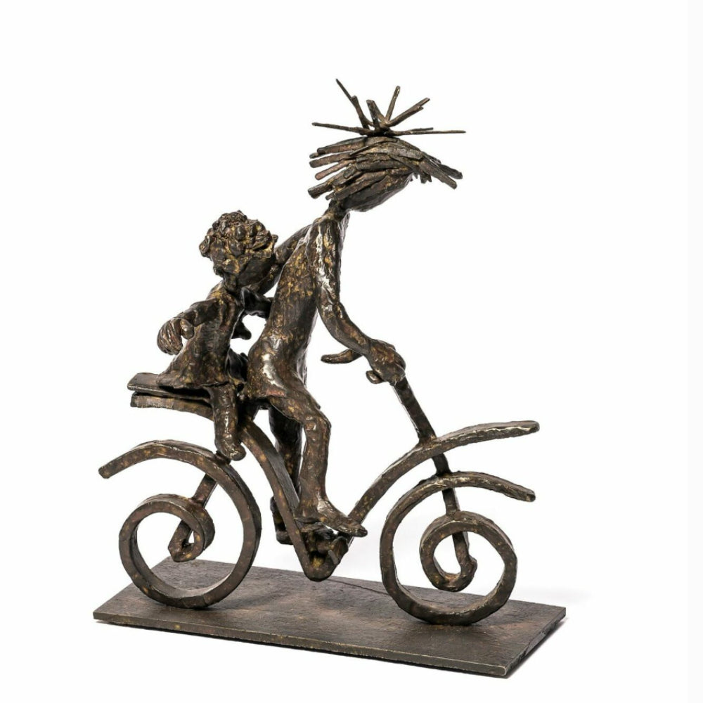 CAREFREE Bronzeskulptur by Freddy De Waele