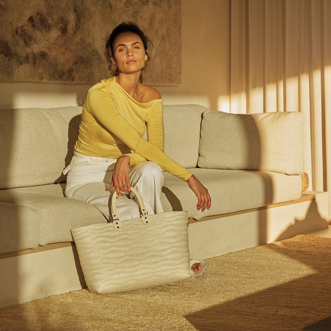 Dune – Shopper M mit PU-Henkeln